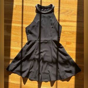 Black Halter Party Dress Size M